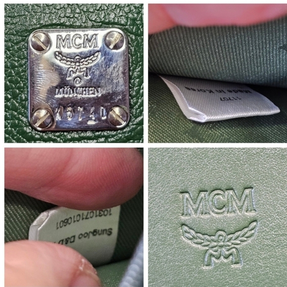 🔹️MCM 🔹️LONG green wallet ✨️💚 - Picture 5 of 9